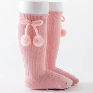 Fancy Soft Knee High Socks Newborns Knitted Baby Socks Bottom Body Logo Winter Crew Position Carpet Spanish Baby Sock