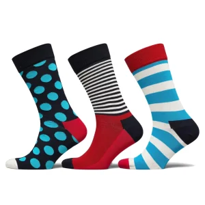 Fancyed Colorful Funny Socks Men Crew Cotton 100% Knitted Mens Dress Socks Happy Funny Socks for Men