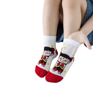 Fashion Colorful Pattern Kid Cotton Socks Breathable Kids Socks for Boys Girls