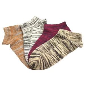 Fashion Custom Sweat Absorbent Anti Bacterial Sporty Spandex Nylon Cotton Ankle Running Socks