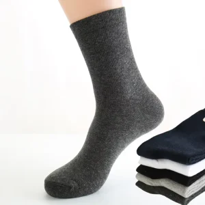 Fashion High Quality 100% Cotton Men Socks Deodorant Socks Classic Business Socks