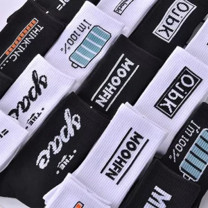 Fashion Men’S Mid Tube Socks Spring Summer Sports Stockings Basketball Socks