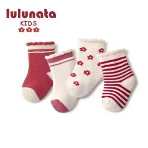 Fashion Slouch Grip Anti Slip Non Slip Toddler Custom Cotton Girls Children Baby Socks Kids Socks