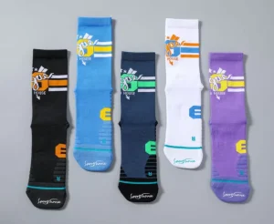 Fashionable Mid-Calf Basketball Socks Anti-Slip Shock-Absorbing Breathable Sweat-Absorbent Elite Choice For Athletes