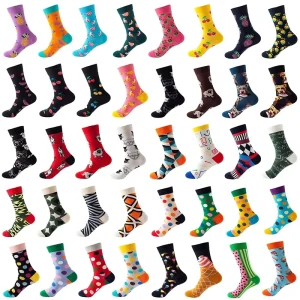 Female Mid calf Socks 70% Cotton Casual Summer Sweat absorbing Deodorant Knitted