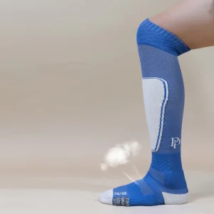 Fencing Socks Blue & White