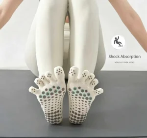 Five toe Crew Yoga Anti slip Breathable No show Professional Sports Socks Sweat absorbent Indoor Dance Spring Summer