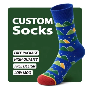 Flexible Production Low MOQ Custom Socks for Startup Sock Brands