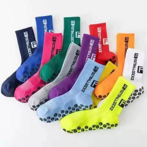 Football Grip Socks for Men Custom Logo Anti Slip Outdoor Adult Sport Socks Thickened Soccer Football Socks
