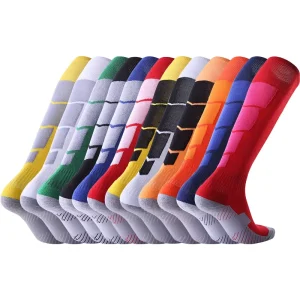 Football Socks Thickened Knee Length Socks Sweat Absorbing Wear resistant Sports Looped Men’s Socks