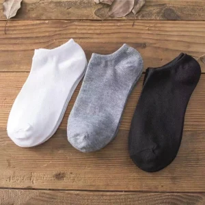 Four Seasons Wear Sport Socks Men Solid Color Thin Women’s Boat Socks Invisible Short Disposable Support Custom Socks