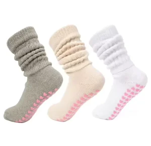 Free Design Custom Slouch Grip Socks for Girls High Quality Pilates Socks Custom logo