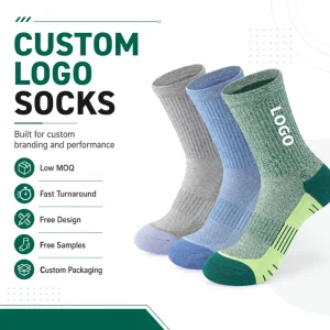 Free Design and Samples Unisex Customize Athletic Socks Sports Socks Custom logo Socks
