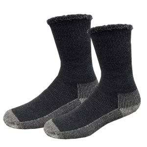 Full Terry Thick Knit Merino Wool Socks Thermal Cushioned Hiking Camping Socks for Outdoor Sports