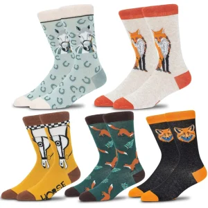 Fun Funny Cute Funky Cool Crazy Novelty Silly Cotton Crew Calf Socks Crazy Design Cotton Socks for Men and Women