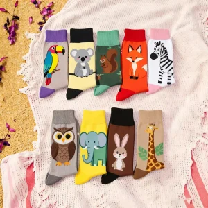 Fun Summer Leisure Men’s Ankle Socks Breathable Colorful Fashionable Style