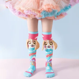 Funny Crazy Long Boot Tall Cotton 3D Cute Knee High Socks for Girls Kids