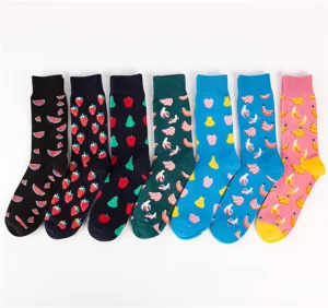 Funny Fashion Dress Socks Cotton Colorful