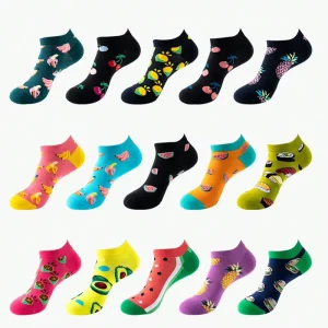 Funny Men’s Dress Socks Bulk Colorful Cotton Novelty Crew Dress Socks
