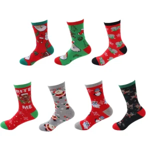 Funny Wedding Theme Gift Socks Colorful Creative Knitted Cartoon Character Anime Wedding Crew AB Men’s Socks