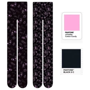 Geometric Plaid Printed Thermal Girl Fashion Design Girl Pantyhose Knitting Machine