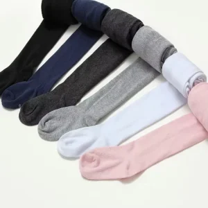 Girls Socks Autumn Winter Thick Daily Wear Kids Leggings Cotton 1-10Years Baby Infant Student Children’s Pantyhose