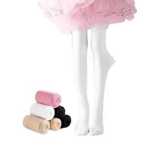 Girls Stockings Thin Quick Dry Solid Spring Autumn Summer Style Dance Socks