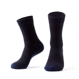 Good Quality Tall Plain Chips Terry Crew Socks Anti Bacteria Elderly Health Heat Thermal Thick Hiking Socks