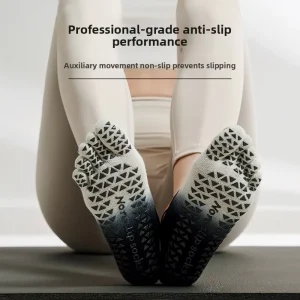 Gradient Color Yoga Socks Straps Non-slip Women’s Five-toe Pilates Socks Toe-separated Sports Use pilates accessories