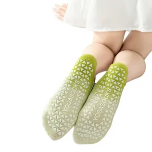 Gradient Yoga Socks Children’s Short Tube Professional Knitted Non slip Summer Thin Pilates Breathable Sports Fitness
