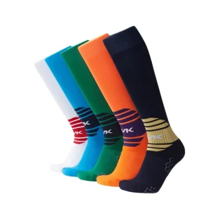 Grip Crew Athletic Football Soccer Socks with Digital Printing Sweat Absorbent & Anti Bacterial for Autumn Unisex Adults