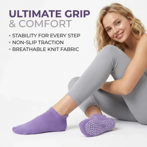 Grip White Standard Cotton Breathable Terry Cushion Custom Non-slip Youth Socks for Spring