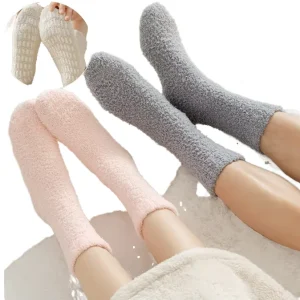 Half Terry Socks Custom Logo Lint Free Color Fast Winter Warm Socks