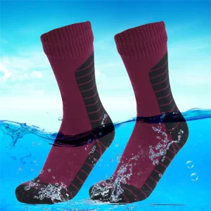 Heated Ski Socks for Cold Winter Skiing Skating Hunting Fishing Hiking Waterproof Socks