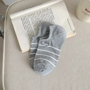 High Ankle Anti Slip Boat Socks for Toddlers Summer Thin Boneless Cotton Knitted Cute Animal Pattern Invisible Shallow