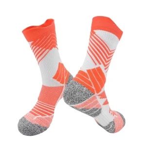 High Elastic Custom logo Sports Socks Athletic Soccer Football Basketball Socks Men
