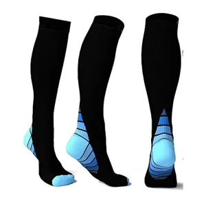 High Elastic Sport Athletic Soccer Football Basketball Compression Socks for Men