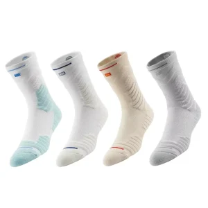High Elite Crew Men’s Basketball Socks for Athletes Knitted Custom Anti-Slip Sweat Resistant Sporty for Adults