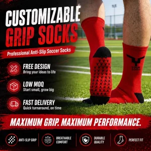 High Grip Anti Slip Football Socks Breathable Durable Soccer Training Non Slip Socks