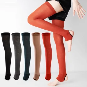 High Knee for Women Dance Yoga Socks Breathable Slouch Socks Pilates