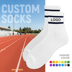 High Performance Cotton Athletic Socks Custom Logo Quick Dry Breathable Sport Men Socks