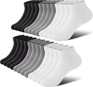High Quality Ankle Sport Socks Athletic Breathable Comfort Custom Logo Sports Ankle Socks Towelling Ankle Sport Socks Unisex