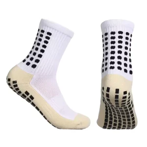 High Quality Anti Slip Crew Sports Socks Soft Custom Logo Socks for Football Soccer Basketball Ankle Bottom