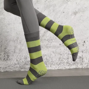 High Quality Anti Slip Unisex Yoga Socks Cotton Spandex Custom Non Slip Bottom Cuff Body Winter Sport Yoga Men Women