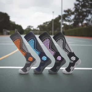 High Quality Athlete Style Compression Basketball Socks Youth Daily Wear Breathable Sports Socks