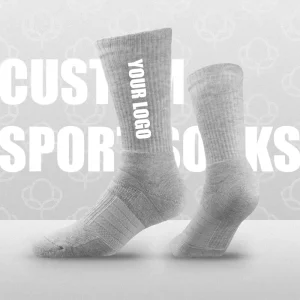 High Quality Athletic Cotton Socks Manufacturer Crew Sports Socks Basketball Custom Socks