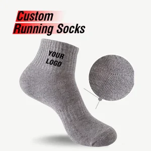 High Quality Athletic Mesh Breathable Men’s Coolmax Socks Custom Logo Sports Walking Running Compression Ankle Men Running Socks