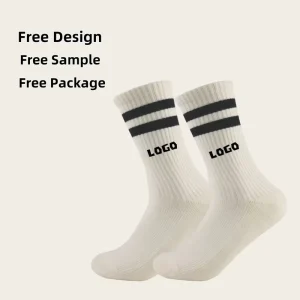 High Quality Bulk Thermal Crew Socks with Custom Logo on Bottom Merino Wool Blend Summer Sport Socks