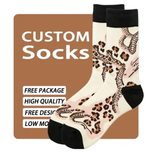 High Quality Classic Men’s Cotton Crew Socks Breathable Anti-Bacterial with Comfortable Fit Men’s Socks