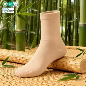 High Quality Colorful Breathable Custom Logo and Design Fashion Bamboo Fiber Socks for Unisex